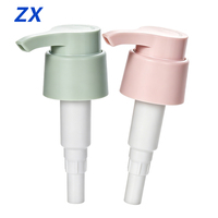 Pompe à lotion ZA écologique, durable, anti-fuite, couleur personnalisée, pour flacons de shampoing et de gel douche, en plastique PP, design anti-déversement