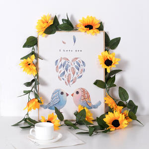 Nouveau bureau mariage décoration murale suspendus en plastique feuille de lierre artificielle guirlandes de verdure pour fleurs décoratives et plantes - Product Image 6