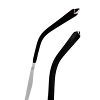 Monturas de gafas ópticas de metal de titanio unisex Montura de gafas de negocios en color oro sólido para leer