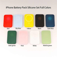 Coque en silicone pour Magsafe 15W Full Colors Soft Smart Power Bank Coque arrière pour Apple Magsafe Battery Pack