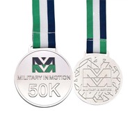 Médailles et rubans de sports d'hiver de sublimation en métal blanc personnalisé médaille de récompenses de sports de natation de cyclisme de basket-ball militaire de fer