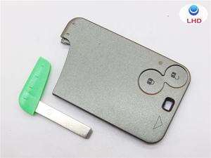 2 Boutons 433Mhz Keyless Go ID46 Chip Emergency Insert Blade Remote Smart Car Key Card Pour <span class=keywords><strong>Renault</strong></span> Velsatis Laguna Espace - Product Image 3