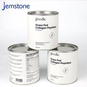 Boîte d'emballage cylindrique en carton kraft personnalisée et durable pour poudre de protéines, tube en papier pour poudre de collagène - Product Image 2