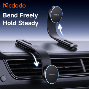 Soporte de Carga Inalámbrico para Automóvil Mcdodo 629 de 15 W, 180 °   Brazo Flexible 360 °   Cargador Magnético con Ventosa 3M para Teléfono, Carga Rápida <span class=keywords><strong>Qi</strong></span> - Product Image 2