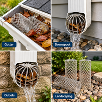 Bande de maille micro-tissée pour gouttière, filtre anti-feuilles et débris pour système de drainage des canaux de descente