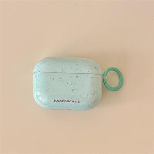 Étui pour écouteurs Apple AirPods Pro 3, nouveau style Ins, couleur unie, effet éclaboussures d'encre, rond, entièrement couvrant, anti-chute - Product Image 6