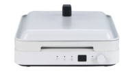 Cuisinière à Induction simple blanche Mini Table cuisinière à Induction électrique Portable de forme carrée