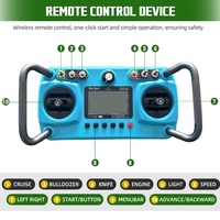 Tondeuse à gazon télécommandée sur chenilles pour l'entretien des espaces verts et des terrains de golf, livraison gratuite