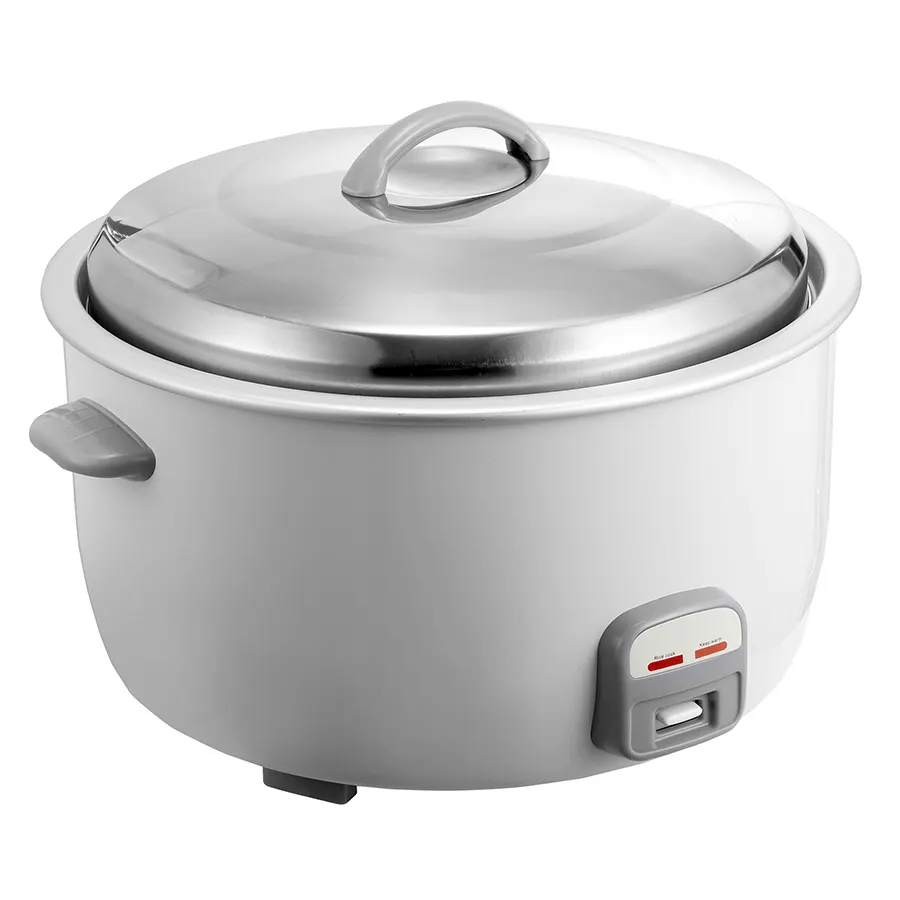 Electrodomésticos de cocina Professionnel, tambor comercial Extra grande, olla arrocera eléctrica de acero inoxidable, olla arrocera no pegajosa de 10 Kg