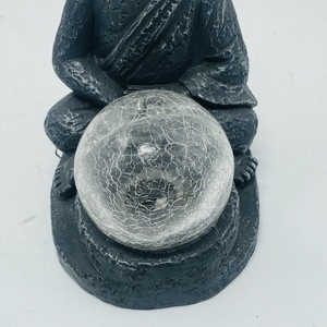 Nuova Lampada Decorativa da Giardino a Forma di Buddha <span class=keywords><strong>2026</strong></span>, Artigianato in Resina, Luce Solare IP44 Resistente all'Acqua, Facile Installazione - Product Image 5