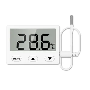 带探头的电子数字显示器，用于在水产养殖专用冰箱中高精度测量水温