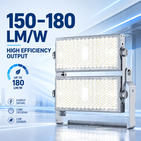 Lampu Sorot LED Luar Ruangan Efisiensi Tinggi 160lm W 480W 560W AC100 277V untuk Penerangan Stadion, Tempat Parkir, dan Fasad Bangunan