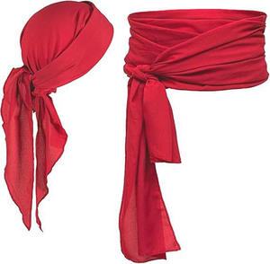 Chapeau, foulard et ceinture de costume de <span class=keywords><strong>pirate</strong></span> pour cosplay, style médiéval, Renaissance, vintage, pirates, femmes, hommes, bandeau, ceinture de taille, Halloween - Product Image 6