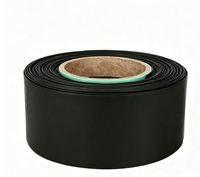 Tube thermorétractable noir de grand diamètre 70 millimètres, gaine thermorétractable écologique conforme RoHS