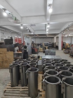 Bollards hydrauliques en acier inoxydable Yizhou pour parking de centre commercial - Anti-collision, hauteur 750 mm, épaisseur 1,5 mm, fixes et détachables