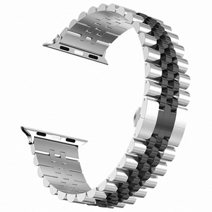 Bracelet en acier inoxydable de luxe <span class=keywords><strong>pas</strong></span> <span class=keywords><strong>cher</strong></span>, fourni par l'usine, pour <span class=keywords><strong>Apple</strong></span> <span class=keywords><strong>Watch</strong></span> 44mm 42mm 40mm 38mm, bracelet métallique pour Iwatch 5 4 3 2 1 - Product Image 2