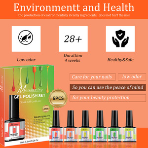 Juego de Esmaltes de Uñas de Fototerapia de 6 Colores en Oferta, Serie Transparente de Larga Duración, Colores Populares de Temporada - Product Image 4