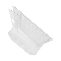 Emballage durable en boîte blister carrée biodégradable et transparent en PVC PET à clapet, emballage personnalisé de jouets électroniques grand public