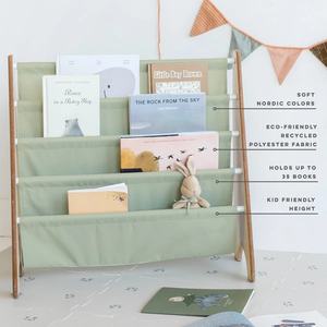 Bibliothèque en bois <span class=keywords><strong>pour</strong></span> enfants Montessori étagère porte-<span class=keywords><strong>livres</strong></span> <span class=keywords><strong>pour</strong></span> enfants organisateur bébé chambre bibliothèque enfants étagère Montessori - Product Image 5