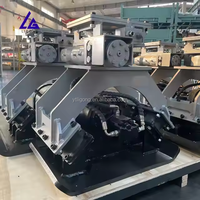 Compacteur à plaques pour excavatrice avec vibration hydraulique, rotation optionnelle, performance stable, entretien facile