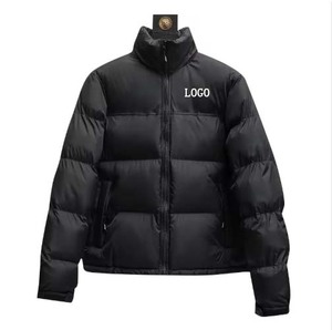 Veste pour homme en tissu épais de couleur unie personnalisée - Chaude, élégante et disponible en grandes tailles. - Product Image 2