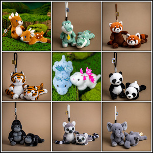 Muñeco <span class=keywords><strong>de</strong></span> Peluche <span class=keywords><strong>de</strong></span> Poliéster con Relleno <span class=keywords><strong>de</strong></span> Algodón PP, Serie <span class=keywords><strong>de</strong></span> Animales: Mono Dorado, Jabalí, Husky, Regalo <span class=keywords><strong>de</strong></span> Cumpleaños, Uso en Oficina - Product Image 6