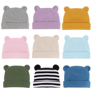 Chapeau de bébé mignon <span class=keywords><strong>Bonnet</strong></span> de nouveau-né en coton doux élastique casquette de bébé pour filles garçon chapeaux de nouveau-né photographie accessoires <span class=keywords><strong>Bonnet</strong></span> de bébé accessoires - Product Image 4