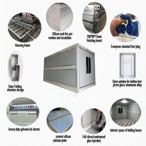 Trung Quốc nhà văn phòng di động gấp nhà đúc sẵn có thể gập lại prefab container nhà nhà - Product Image 4