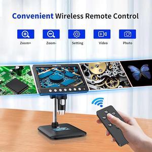 HEDAO 7インチIPSデジタルコイン顕微鏡 <span class=keywords><strong>5MP</strong></span> 1200倍超精密焦点カメラ 1080Pビデオ 8 LEDライト ディオプトリ調整なし - Product Image 3