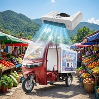 Unité de réfrigération à large plage de refroidissement, machine de stockage frigorifique mobile pour gros camions de fret, conteneurs et distribution de produits surgelés
