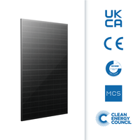 Risen pvt solaire thermique 435w panneau hybride 435w 440w 445w 450w455w 460w TOPcon panneau solaire à cadre noir type N double module de verre