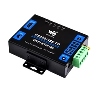 ZYSY Waveshare Industrial Serial Server RS232/485 ke WiFi dan Ethernet, Modbus Gateway, MQTT