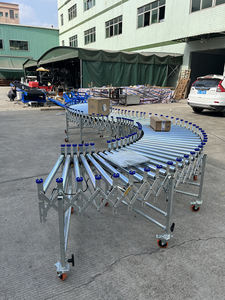 Nailiコンベア高度電動ローラーコンベアシステム伸縮式回転折り畳み式ゴムベルト付き物流用 - Product Image 5