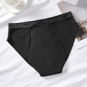 Nuevo diseño de malla de cintura baja costura señora 4 capas a prueba de fugas suave y cómoda absorción de un segundo bragas de período de flujo pesado - Product Image 3
