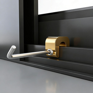 Limitador de Ventana de Aleación de Aluminio, Cerradura de Seguridad para Ventana Abatible, Diseño Minimalista, Fácil Instalación - Product Image 1