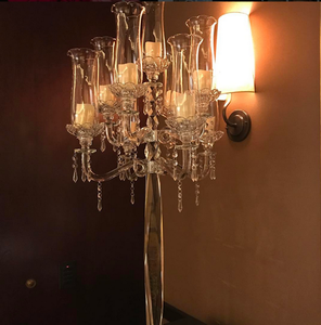 Candelabro alto de cristal, brazos Hurricane 9, MH-Z0115 - Product Image 5
