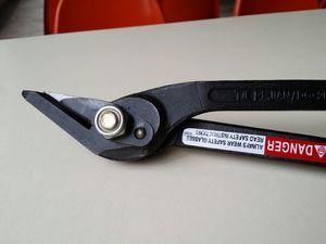 Up to 1 1/4&quot; Standard Steel Band Cut-off <strong>Scissor</strong> With CE Certified Metal Strapping Tool - Product Image 3