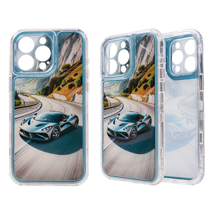 Somostel High Quality Cool Pattern TPU Printing Epoxy Stylish <strong>3</strong> Layer Protection Shockproof <strong>Case</strong> <strong>Hard</strong> PC Mobile Phone Cover - Product Image 1