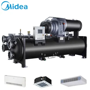 Midea high efficiency centrifugal chiller 1500RT 5274kw wide application water cooled chiller equipment