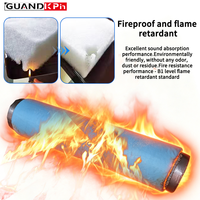 Tuyau flexible insonorisant en nanofibres pour silencieux acoustique de ventilation HVAC et de canalisations d'extraction silencieuses