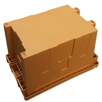 Boîtes empilables robustes JOIN 600x400x370mm pour poisson frais, conteneur empilable et emboîtable, boîte de rangement en plastique, caisse emboîtable