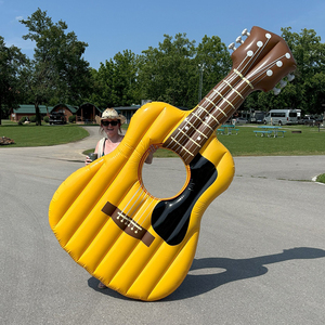 Flotteur de <span class=keywords><strong>piscine</strong></span> de guitare gonflable personnalisé en usine, lit d'eau gonflable flotteur de <span class=keywords><strong>piscine</strong></span> lit d'air <span class=keywords><strong>coussin</strong></span> d'air jouets de chaise - Product Image 4