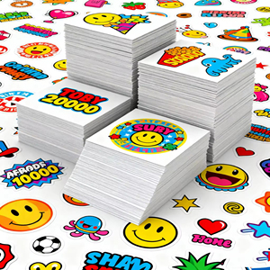 Pegatinas personalizadas con logo de bajo MOQ, troqueladas, impermeables, de vinilo adhesivo, con diseño de dibujos animados - Product Image 6