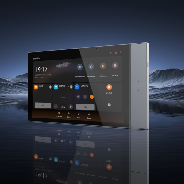 10 Inch Wall Mount KNX Touch Panel for KNX Smart Home System Smart Building Automation KNX/EIB Smart Home Control System
