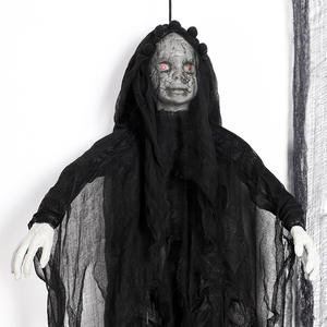 Casa Embrujada: Guion para Parque de Atracciones, Accesorios Eléctricos de Terror, <span class=keywords><strong>Ojos</strong></span> Brillantes, Decoración de Halloween, Novia Fantasma Colgante - Product Image 4