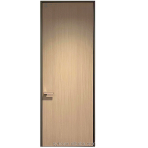 Plat à l'extérieur ouvert à l'intérieur <span class=keywords><strong>porte</strong></span> en <span class=keywords><strong>bois</strong></span> en <span class=keywords><strong>aluminium</strong></span> portes intérieures minimalistes en alliage d'<span class=keywords><strong>aluminium</strong></span> <span class=keywords><strong>porte</strong></span> en <span class=keywords><strong>bois</strong></span> <span class=keywords><strong>imitation</strong></span> exportation - Product Image 6