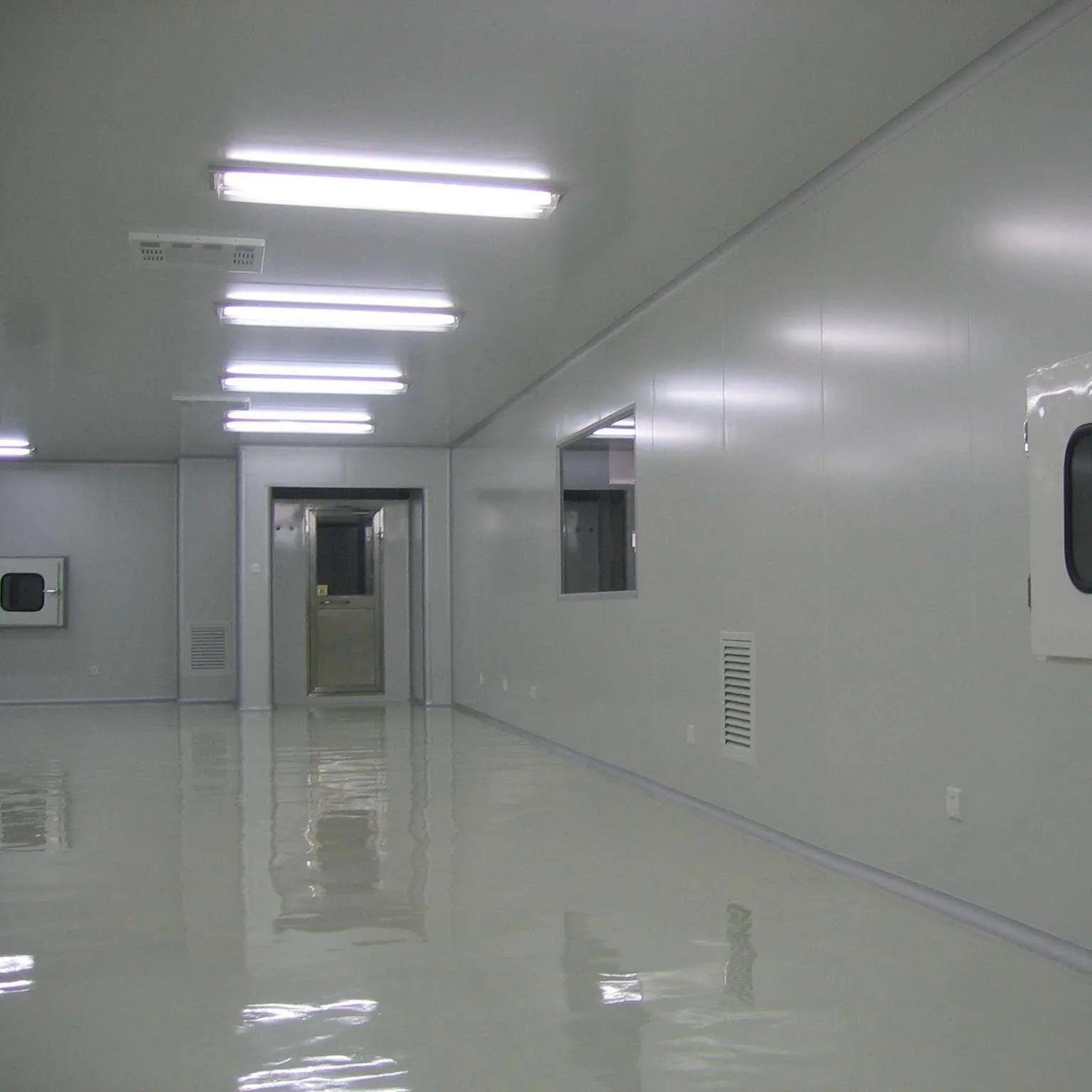 Cleanroom โคมไฟ LED 40W 4Ft เชิงเส้น Ip65สำหรับห้องปลอดเชื้อพาณิชย์แผงไฟห้องสะอาดไร้กรอบ