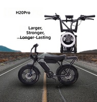 Vélo Électrique Urbain Adulte avec Cadre en Acier Carbone, Moteur Puissant, Batterie Lithium 48V 30Ah, Autonomie Étendue de 85km, Pneus Larges