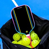 Permukaan Kasar Berlapis Sarang Lebah Tebal 16mm yang Dapat Disesuaikan, Portabel, dan Berbobot Berat untuk Bet Pickleball Serat Karbon T700