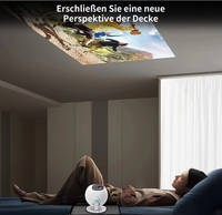 Nouveautés BL360 Android 11 Projecteur LCD portable pour cinéma maison LED Vidéo 4K Home Cinéma 700 Lumens Sans fil
